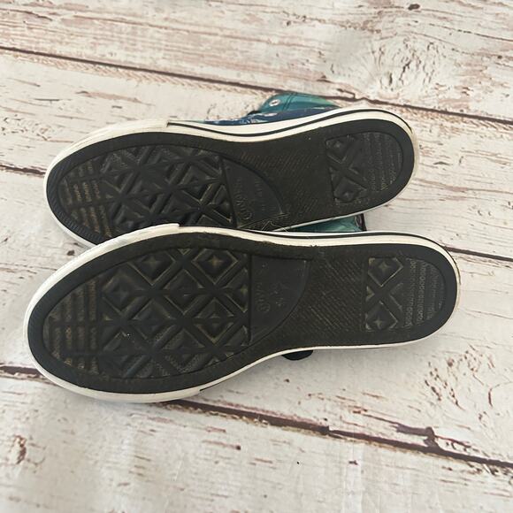 CONVERSE DC Comics Green Lantern High Top All Star Shoes Sz 2 - Picture 11 of 11